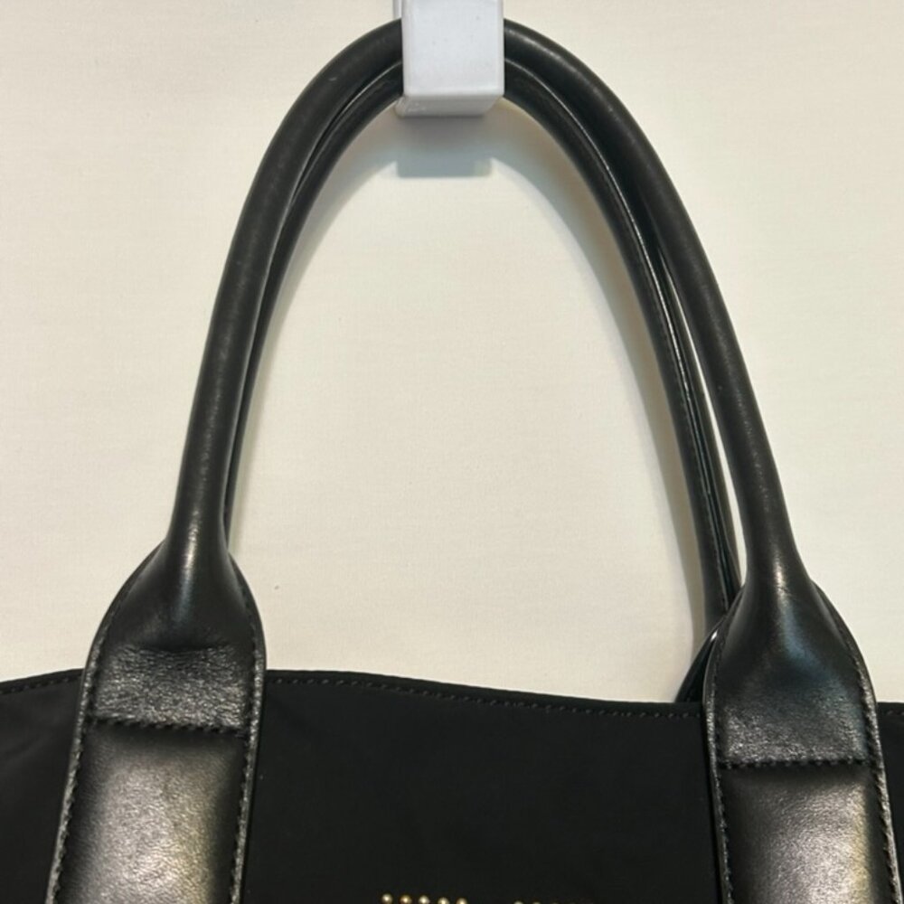 Stunning! ~ TORY BURCH Large Ball Stud Tote Bag PUP Solid Color - Picture 13 of 14